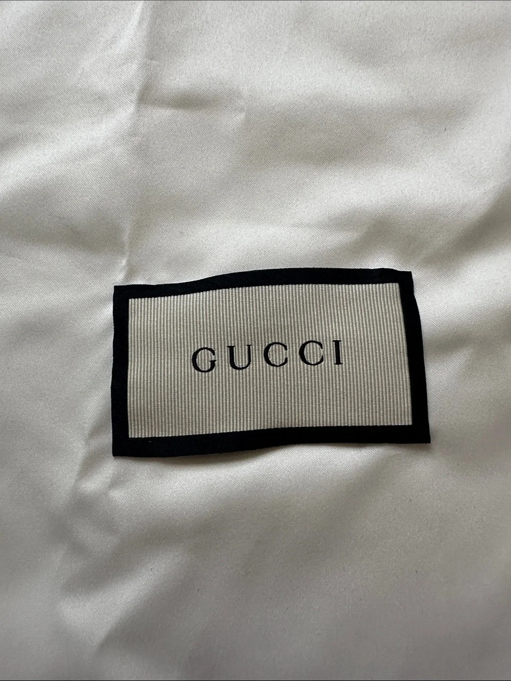 Authentic Empty Gucci Brown Shoe Box & Gucci Drawstring Dust Bag